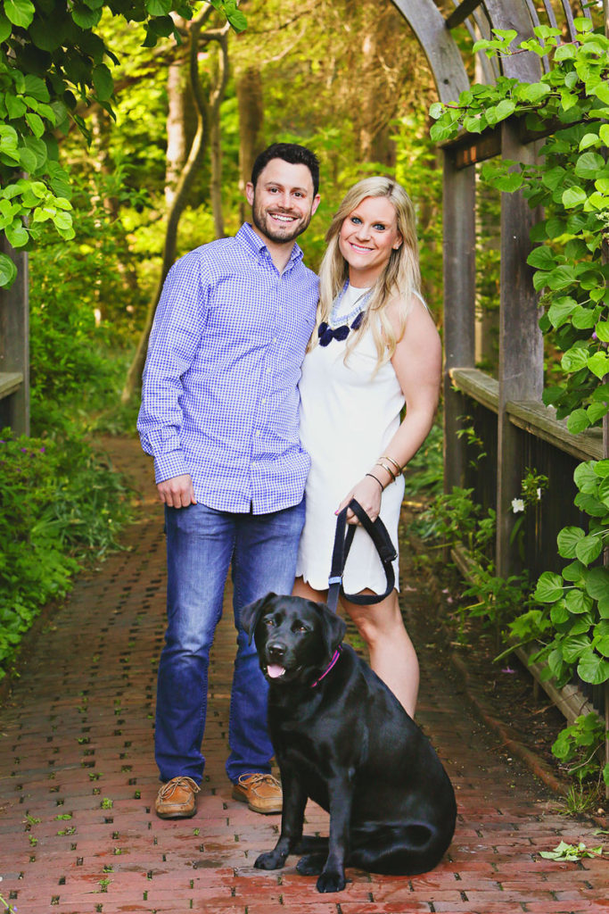 Labrador Retriever family portrait