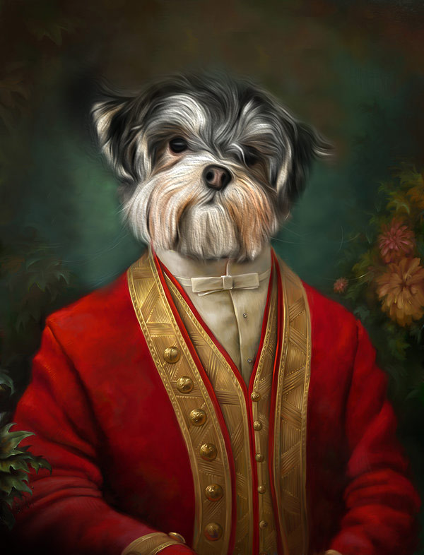 Historical dog portraot